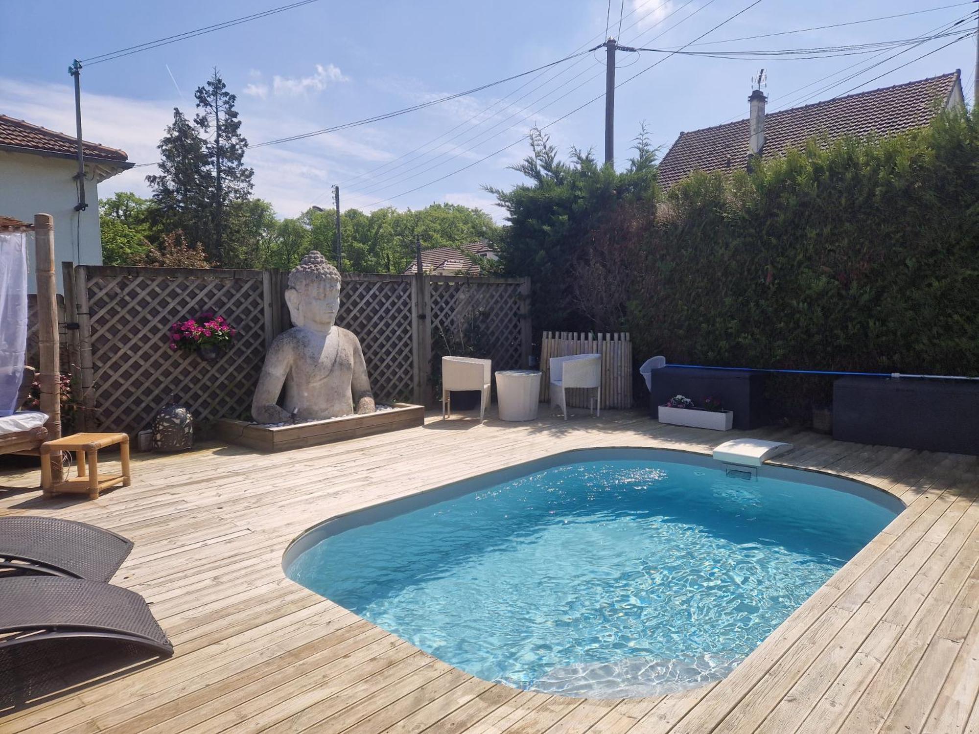 La Serenite Balinaise, Chambre Et Sdb Privee, Jardin , Piscine Et Jacuzzi En Saison, Pres De Chantilly, Parc Asterix Et Cdg Et Paris En 20' Orry-La-Ville Eksteriør bilde