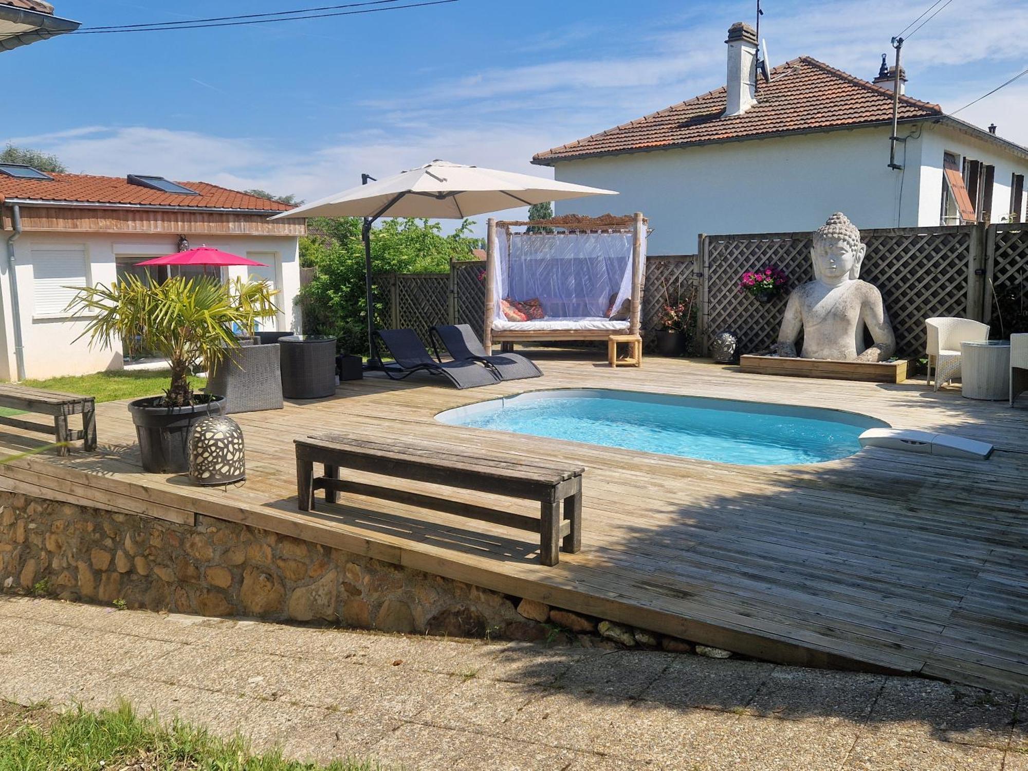 La Serenite Balinaise, Chambre Et Sdb Privee, Jardin , Piscine Et Jacuzzi En Saison, Pres De Chantilly, Parc Asterix Et Cdg Et Paris En 20' Orry-La-Ville Eksteriør bilde