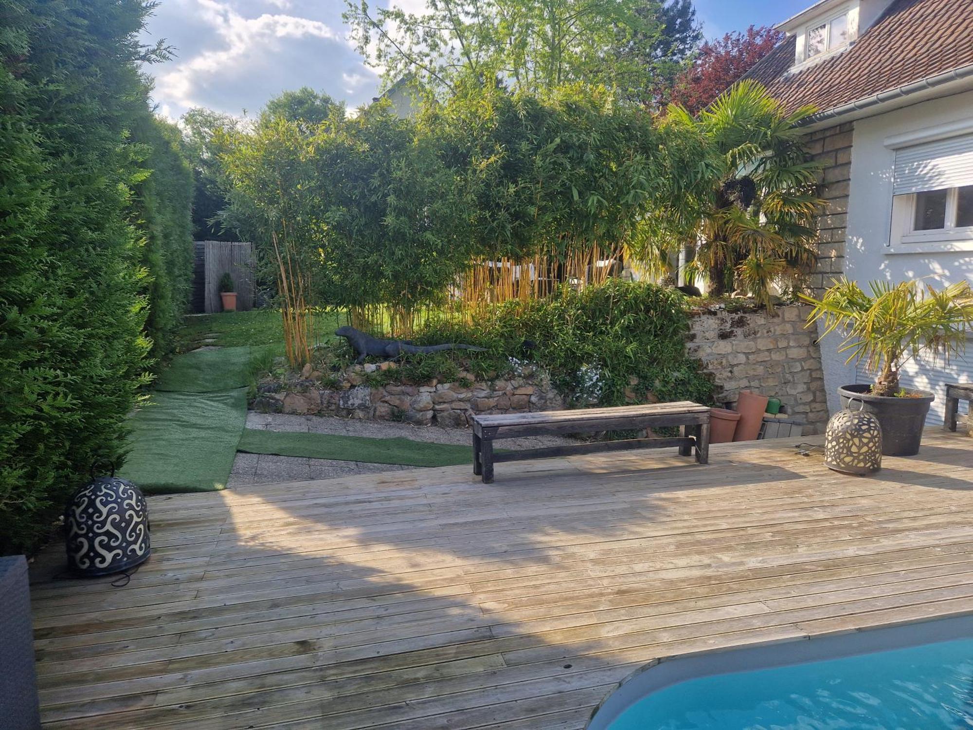 La Serenite Balinaise, Chambre Et Sdb Privee, Jardin , Piscine Et Jacuzzi En Saison, Pres De Chantilly, Parc Asterix Et Cdg Et Paris En 20' Orry-La-Ville Eksteriør bilde